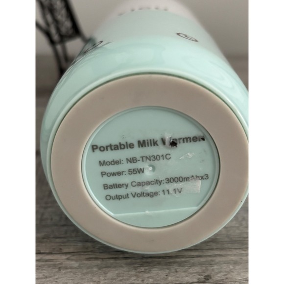 Yigu Portable Milk Warmer Bottle NB TN301C 55W 3000mAh Mint White - Picture 6 of 9